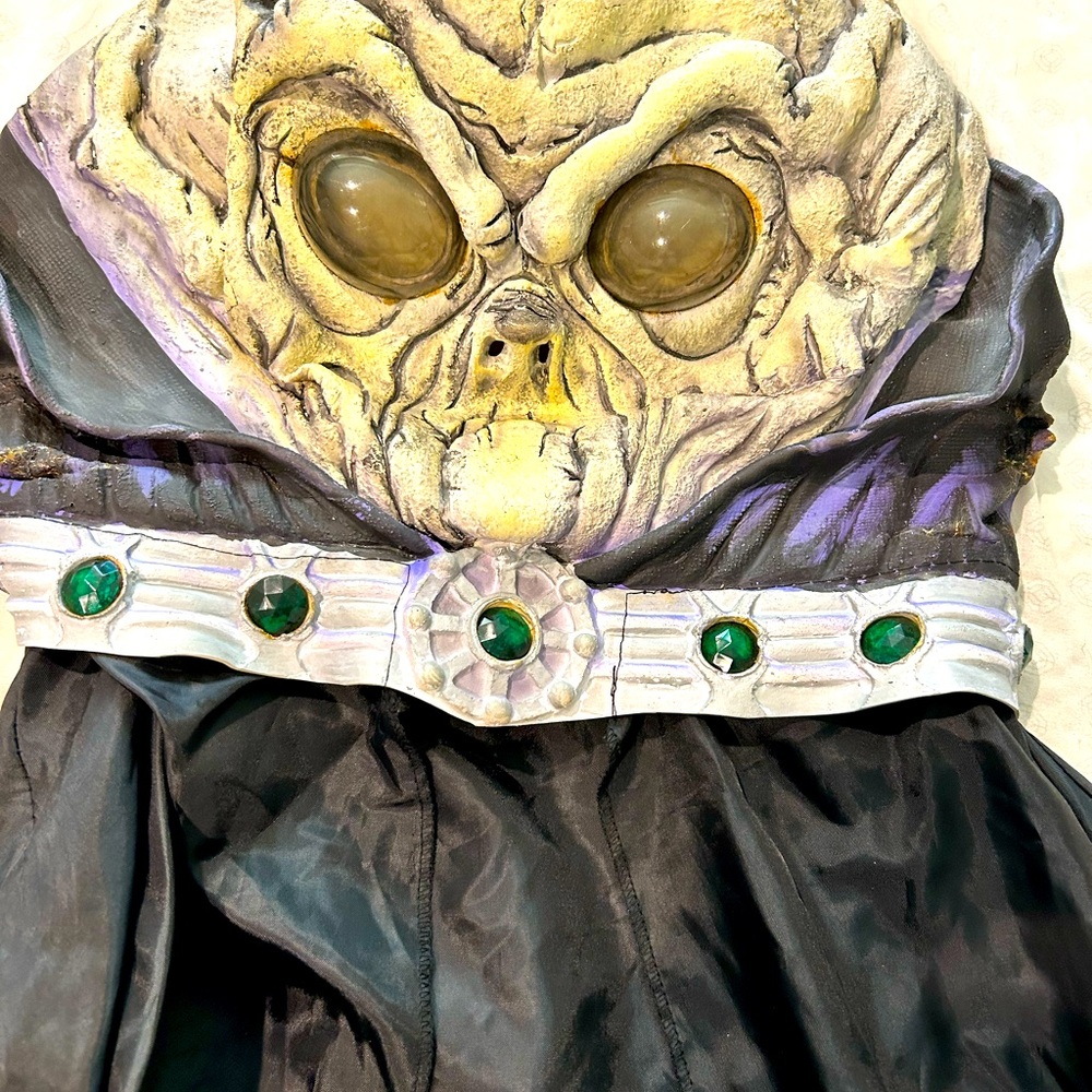 Alien Latex Mask with Cape